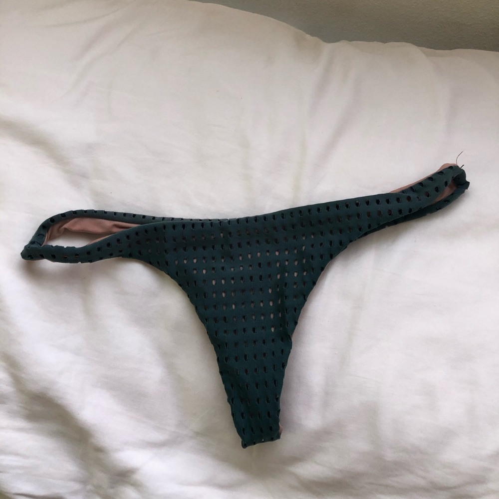 Acacia swimwear pipeline seaweed mesh bottoms